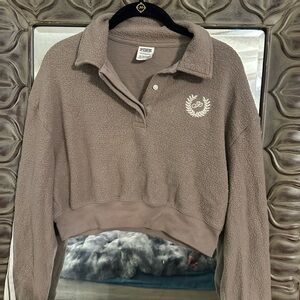 Victoria's Secret Taupe Crew Neck Sweater